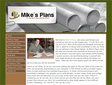 Tablet Screenshot of mikesplans.com